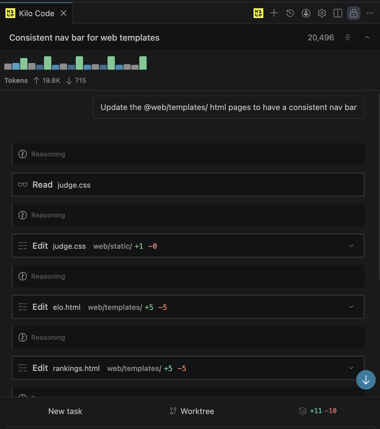 kilocode screenshot